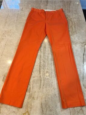Express Photographer Orange Pants Women’s 28x32 Stretch Chino